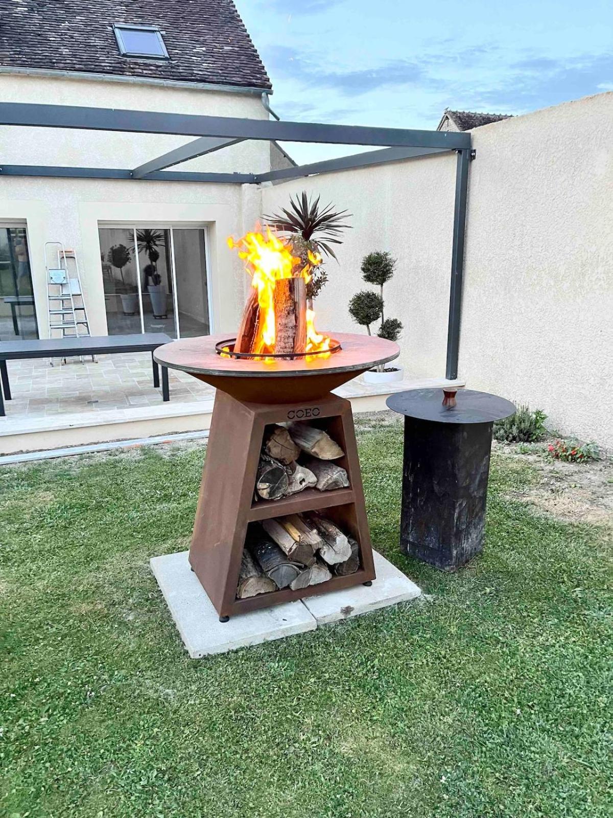 Villa Le Retro Champlay Exterior foto